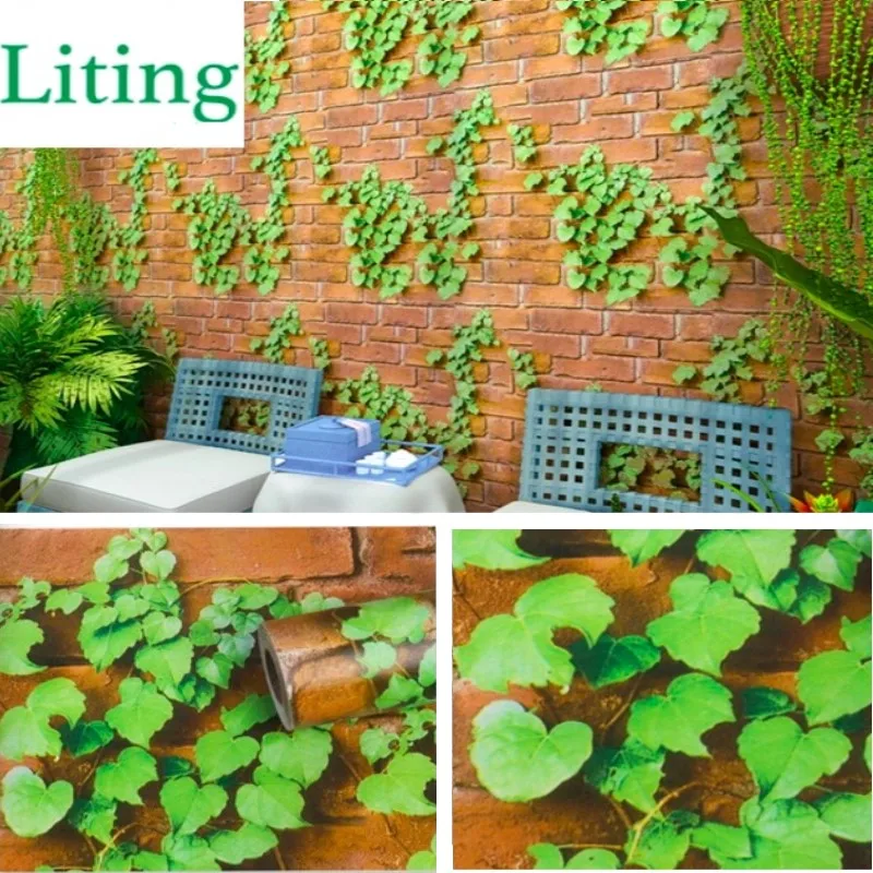 

Brick Grain Wallpaper Self Adhesive living room Warm Wallpaper Waterproof PVC Wall Stickers Furniture Renovation Stickers