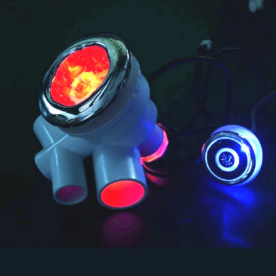 4 шт. RGB подводный для емкостей с горячей водой спа светодиодный светильник с водомётом с 1 подсветка для ПК ручной переключатель или сенсорный экран контроллер и 1 шт. адаптер