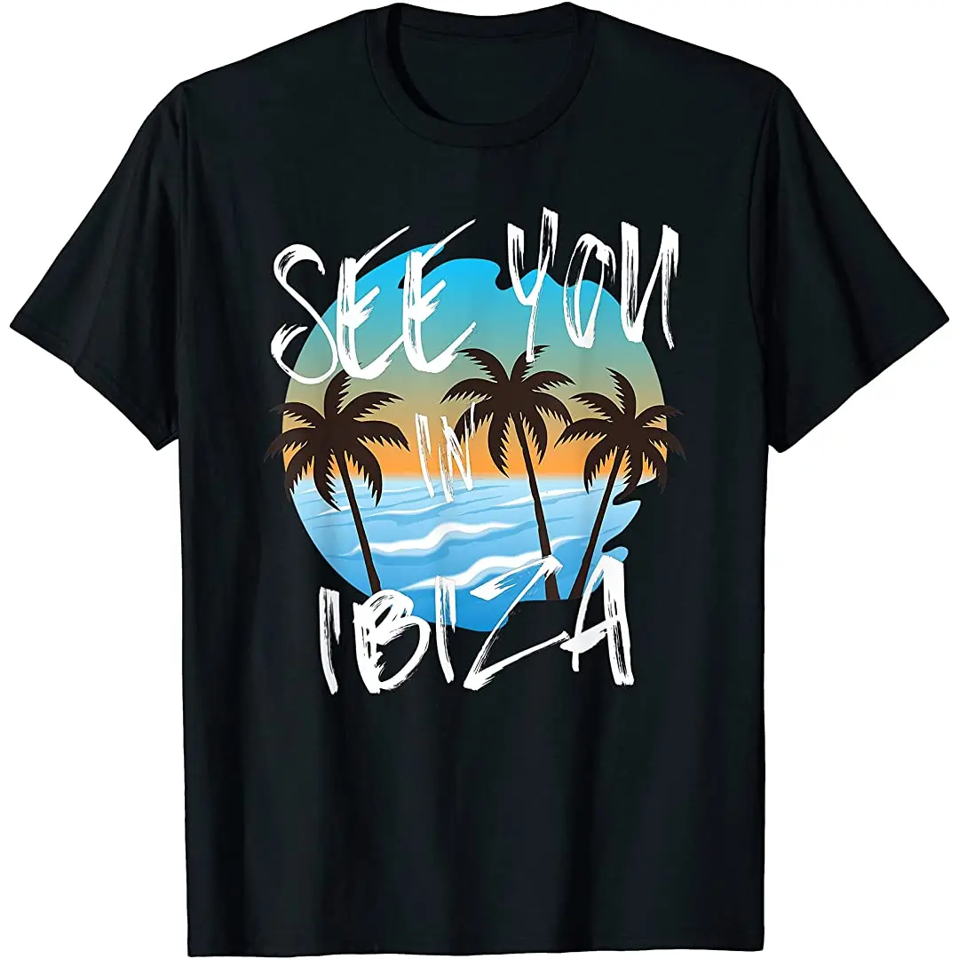 

Футболка с надписью «See you in Ibiza Balearic Spain Island»