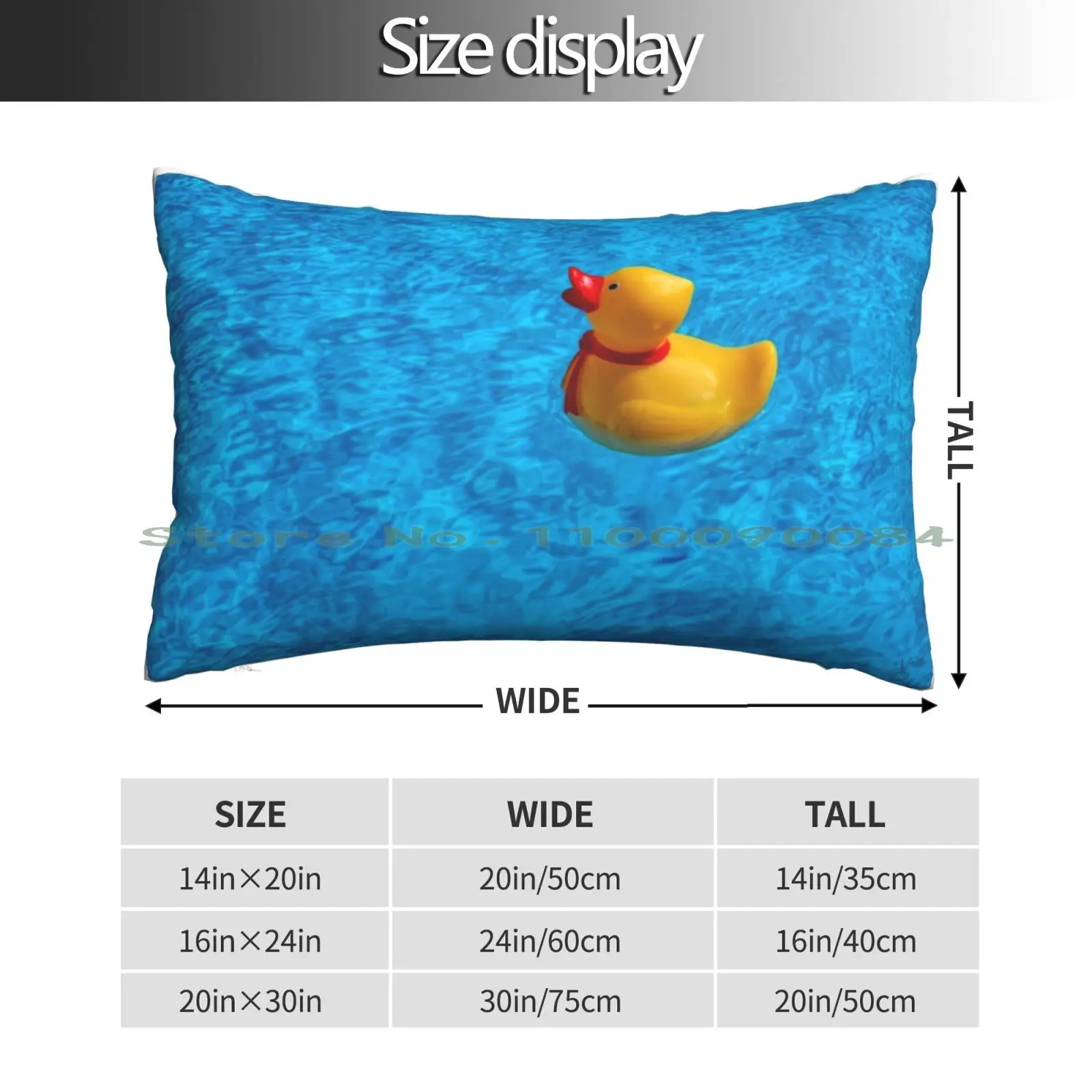 Чехол-Подушка с изображением утки в бассейне 20x30 50*75 для дивана спальни