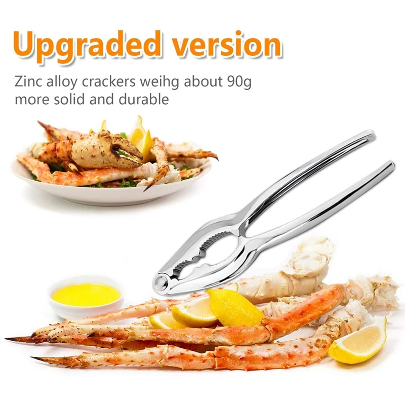 

Seafood Tool Kit, Crab Crackers and Tools, Lobster Crackers, Seafood Crab Leg Cracker Tools,12 Pcs Nut Cracker Set