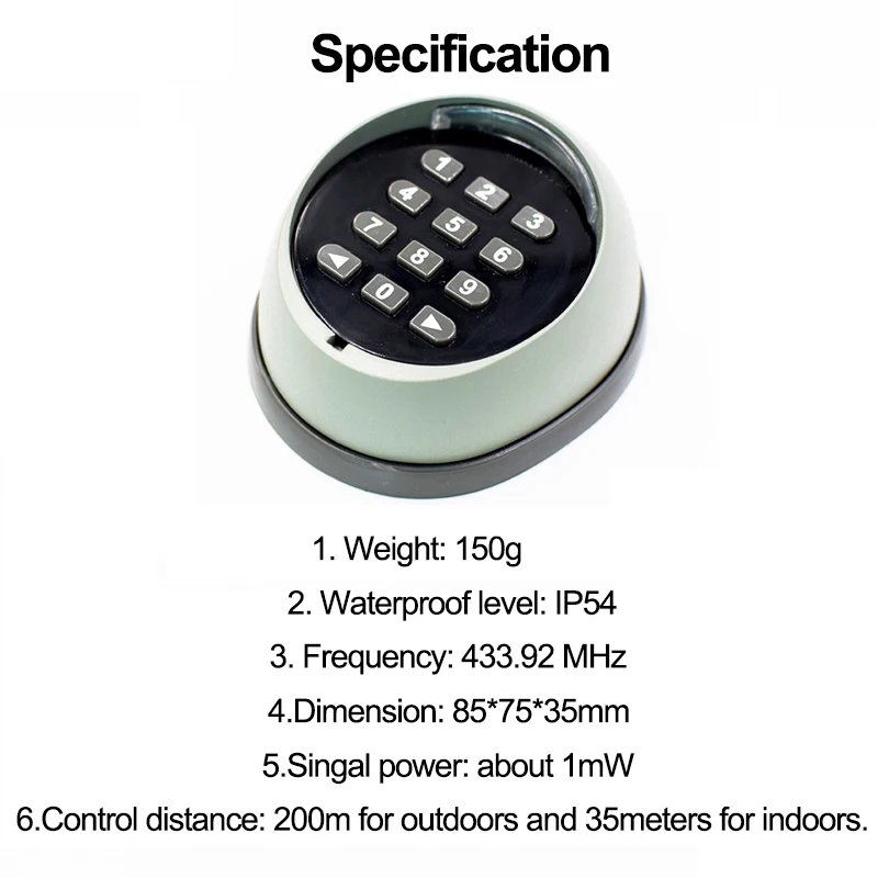 Беспроводной переключатель с паролем клавиатуры 433 92 МГц пульт дистанционного