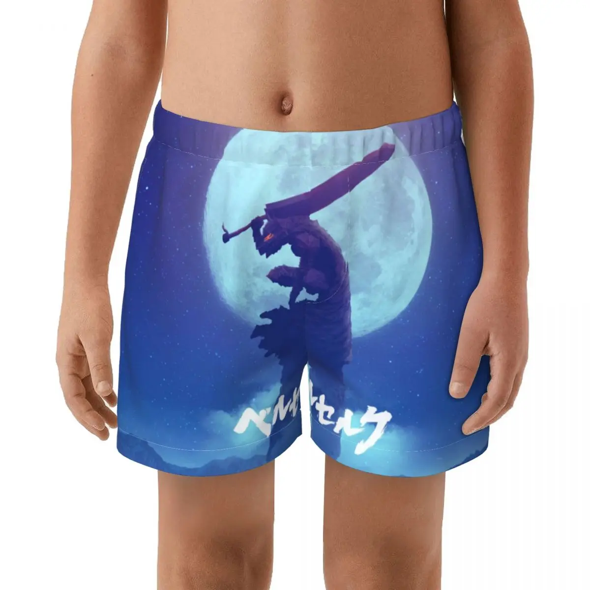 

Летние плавки Berserk для мальчиков, мужские плавки с принтом, Шорты для плавания, пляжный костюм для серфинга, эластичный купальный костюм, оде...