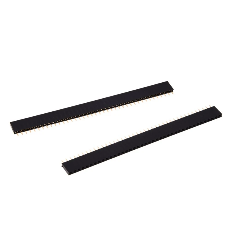 20 Pcs 1X40 Pin 2.54mm Pitch Straight Single Row PCB Female Headers | Электроника