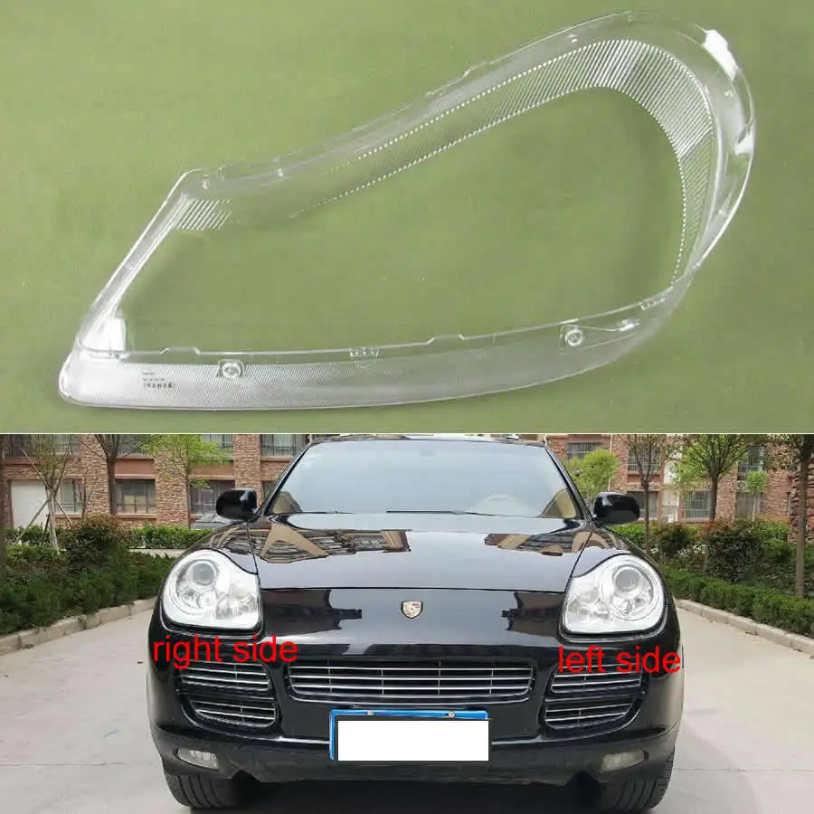 Для Porsche Cayenne 2007 2008 2009 2010 фары оболочки лампы абажур Прозрачная крышка фары стекло фары крышка