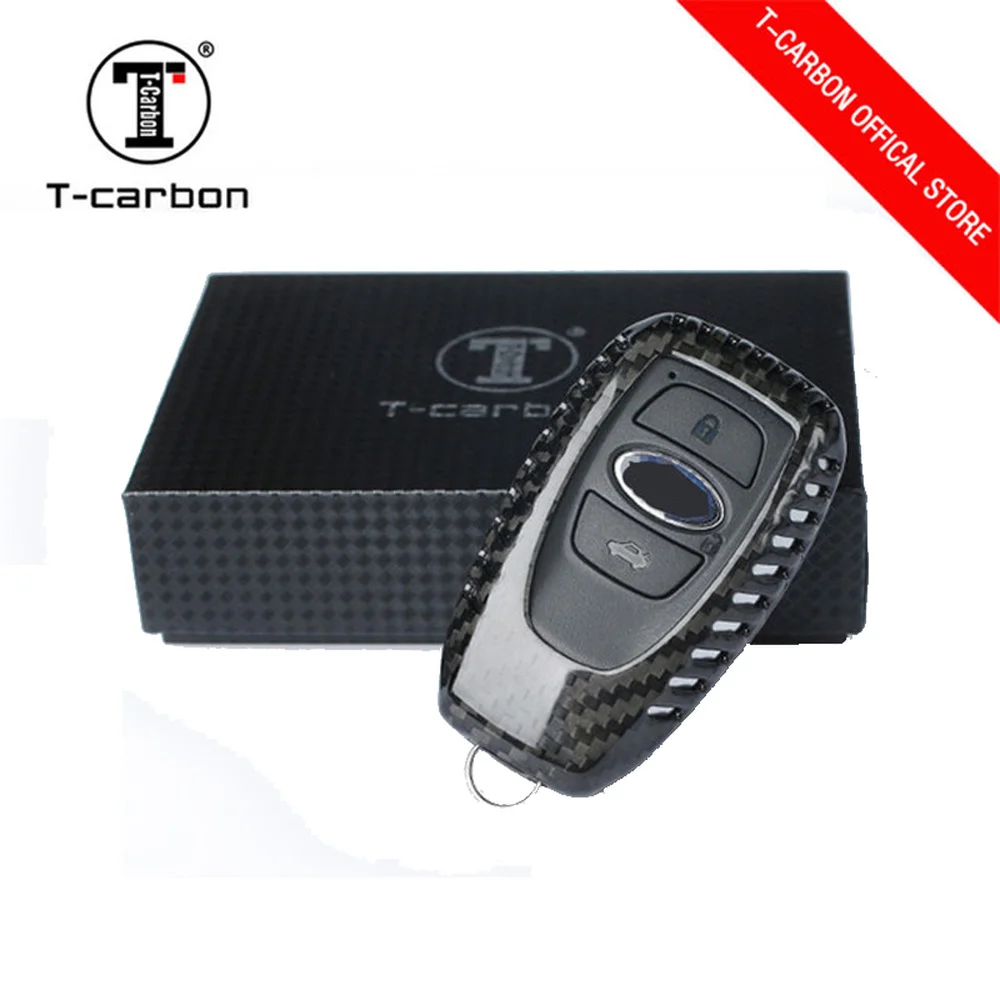 T carbon чехол для ключей из натурального углеродного волокна Subaru XV/BRZ Forester Trezia