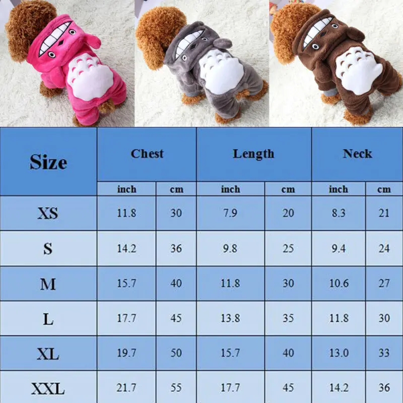 XS-2XL собака толстовка с капюшоном пальто из мягкого флиса теплая одежда для щенков Толстовка Зимняя Одежда с принтом в виде собак для маленькие собаки, питомцы магазин