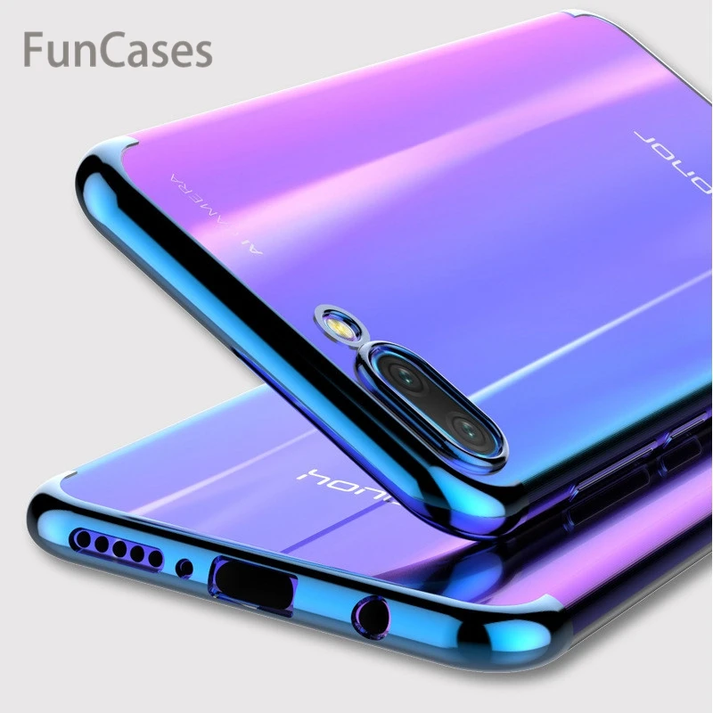 Huawei Honor 9 Lite 10 Funda Силиконовое тонкое прозрачное покрытие Мягкий ТПУ чехол huawei 8 8Pro