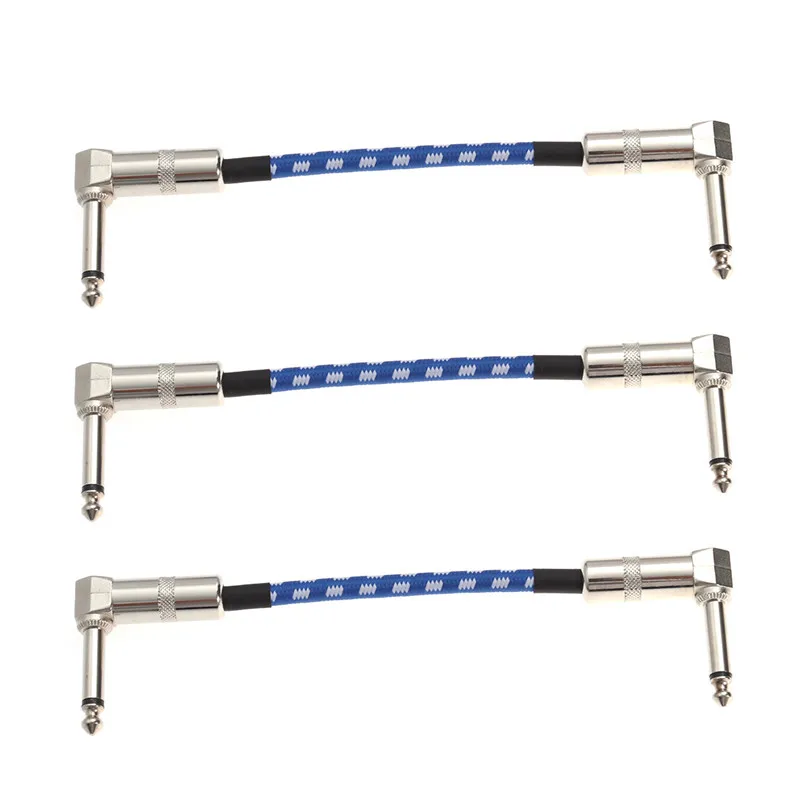 Аудиокабель TS для музыкальных инструментов под прямым углом 6 35 мм 90 градусов AUX