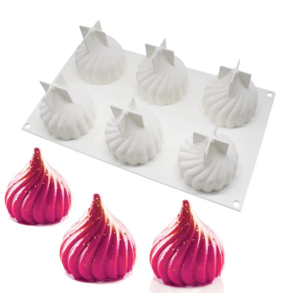 

1PCS 3D Silicone Mold Cake Decorating Baking pastry Tools Chocolate Truffle Mousse Moulds cake mould 40FP20