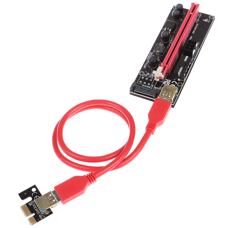 PCI-E Райзер 009S Plus 1X до 16X слот адаптер карта 60 см USB 3 0 | Компьютеры и офис