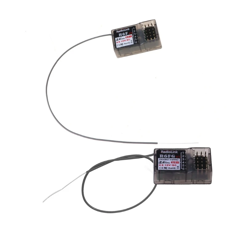 

Radiolink R6FG R6F 2.4G Receiver FHSS 6 Channel Radio Control System for RC4GS