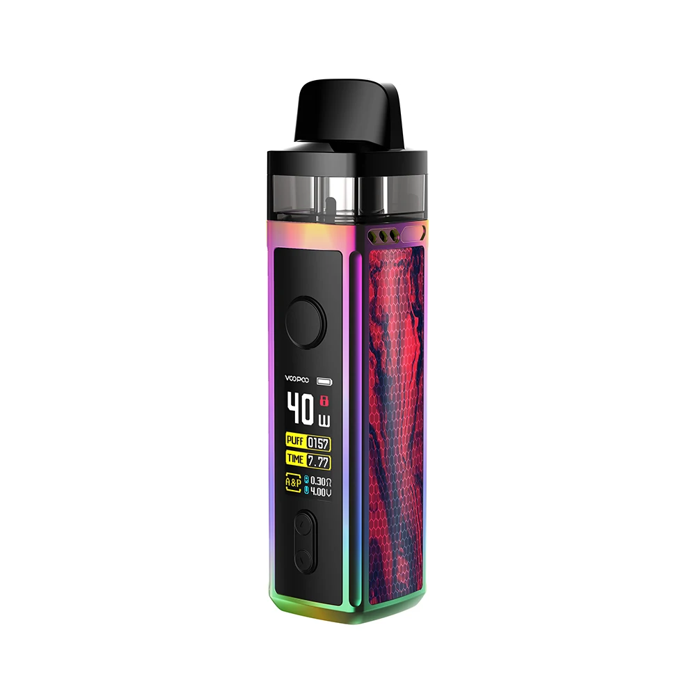 Rainbow Scarlet Испания! VOOPOO VINCI Mod Pod Vape комплект с аккумулятором 1500mAh и 5,5 мл Pod вейп-комплект электронной сигареты против Drag Nano/Drag 2 - Цвет: Rainbow Scarlet
