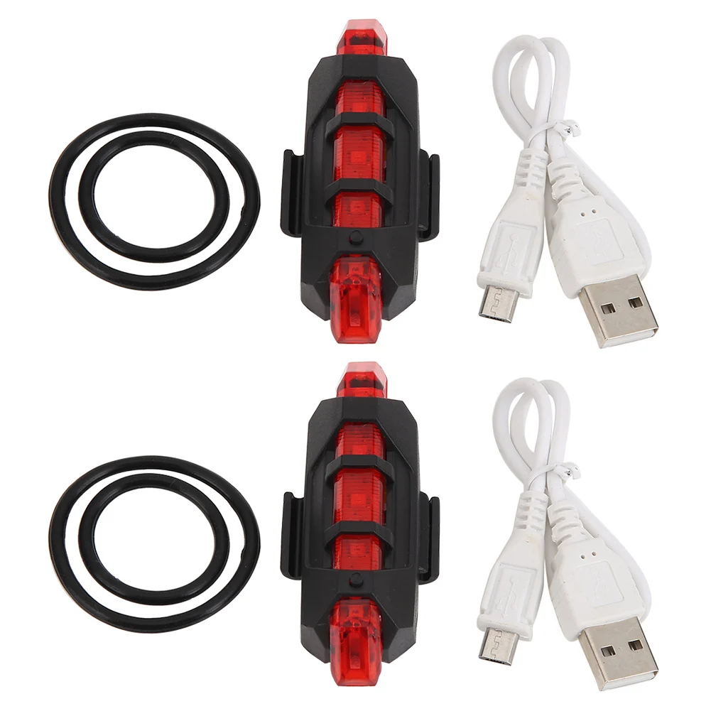 

2x Electric Scooter Warning Light LED Safety Lamp for M365 Pro (Red)