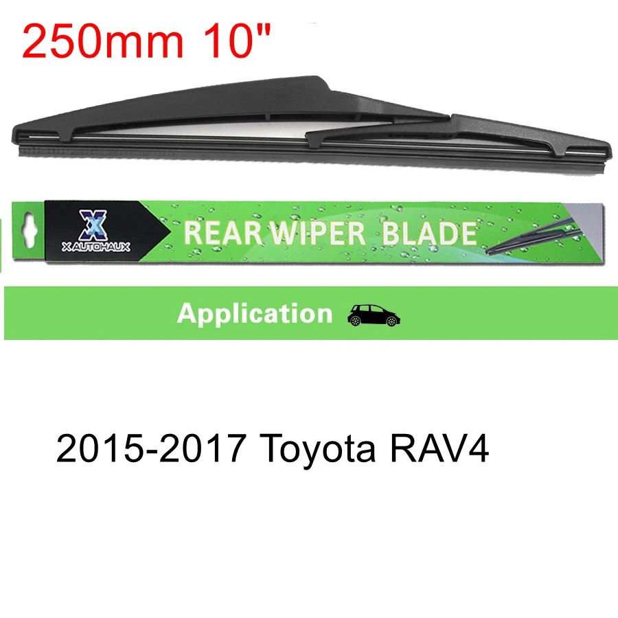 X AUTOHAUX " 8" " 10" универсальная щетка стеклоочистителя заднего стекла для Suzuki Toyota RAV4 Nissan hyundai Citroen Lexus - Цвет: 250mm