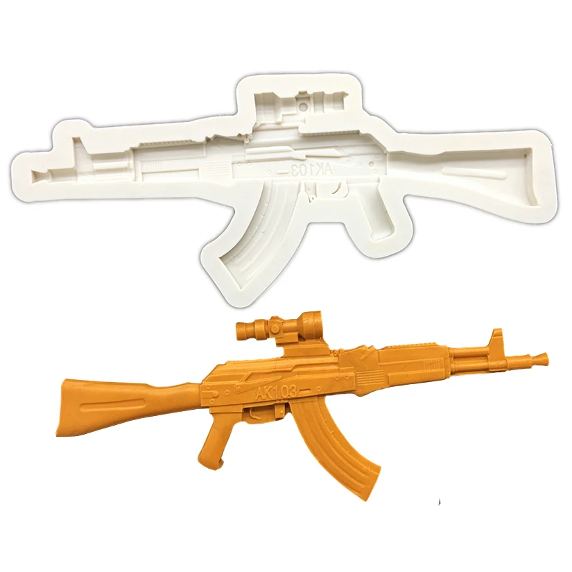 Пистолет силиконовые формы сахарный шоколадный форма для выпечки кекса