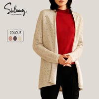 sinbeauty 2021 autumn and winter womens classic fashion loose and comfortable sweater cardigan loose and comfortable