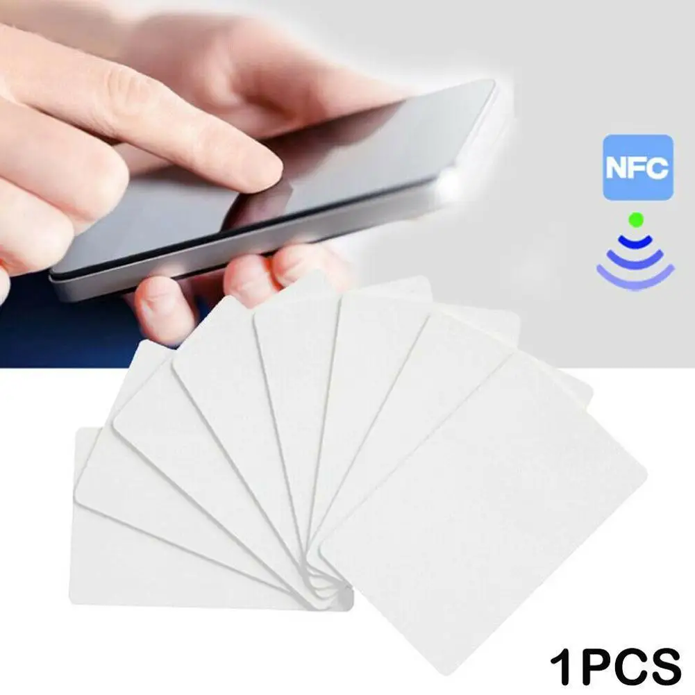 

10 Pcs 13.56 Mhz NFC Card for Animal Crossing NFC Tag Animal Crossing Induction Nfc Card Ntag215 White Card NDEF Formatting Card