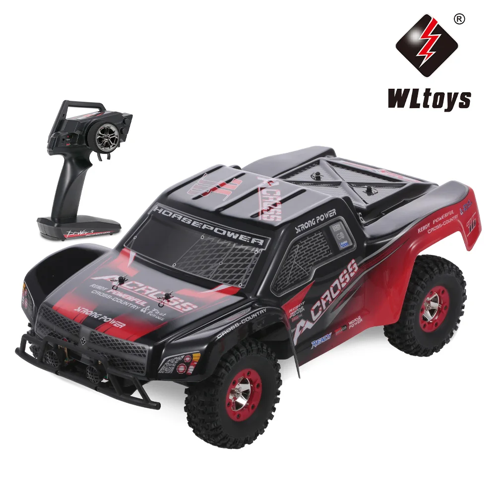 Wltoys 12423 50 км/ч высокоскоростной грузовик с щеточным покрытием для короткого хода