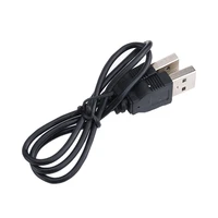 1pc high quality black usb 2 0 male to male mm extension connector adapter cable cord wire hot new