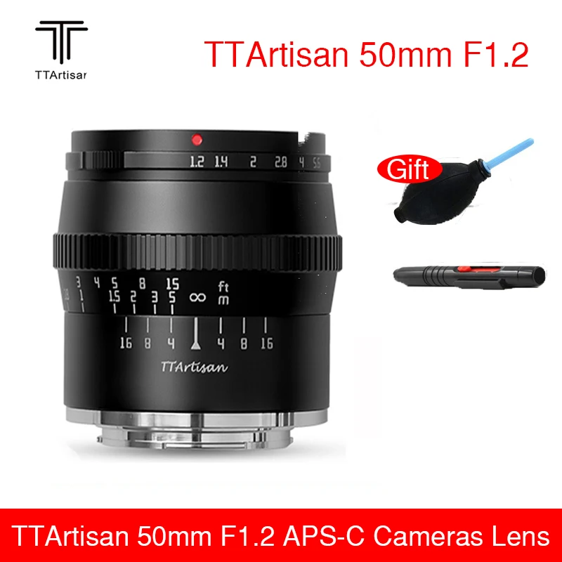 TTArtisan 50 мм F1.2 линзы для объектива Sony NEX E Canon EOS M Fujifilm X Nikon Z Leica л микро 4/3 фотографии