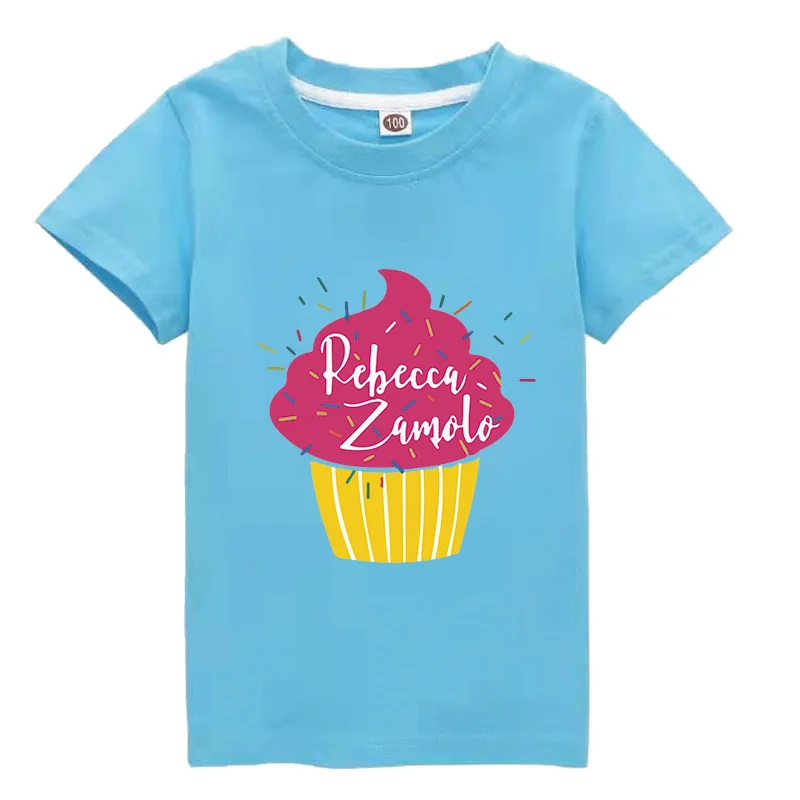

2021New Boys Girls short T-Shirt Summer cotton Kids Tops Cartoon Graphic Tees Funny Harajuku Children O-neck Tshirt