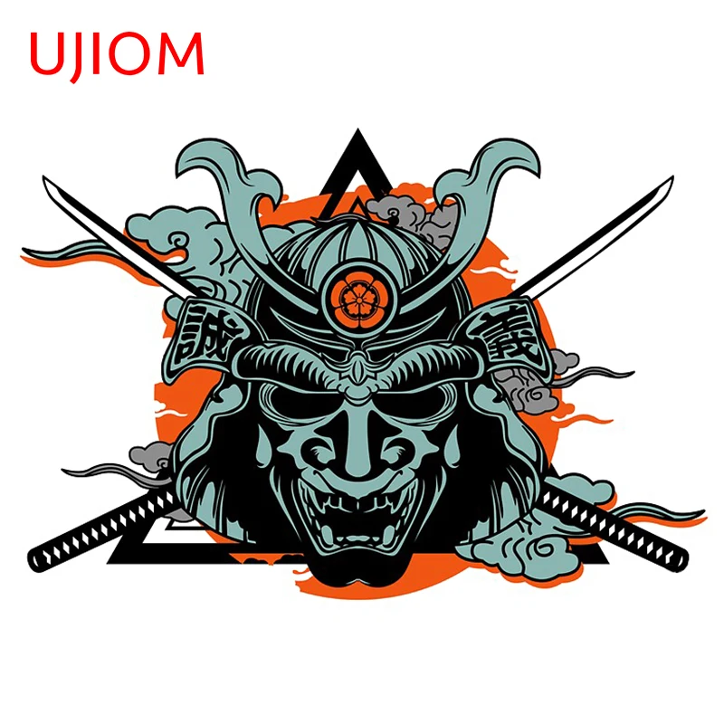 Наклейка на панель UJIOM SAMURAI, декор для домашней комнаты, роспись, искусство, украшение для дома, гостиной, ПВХ наклейки