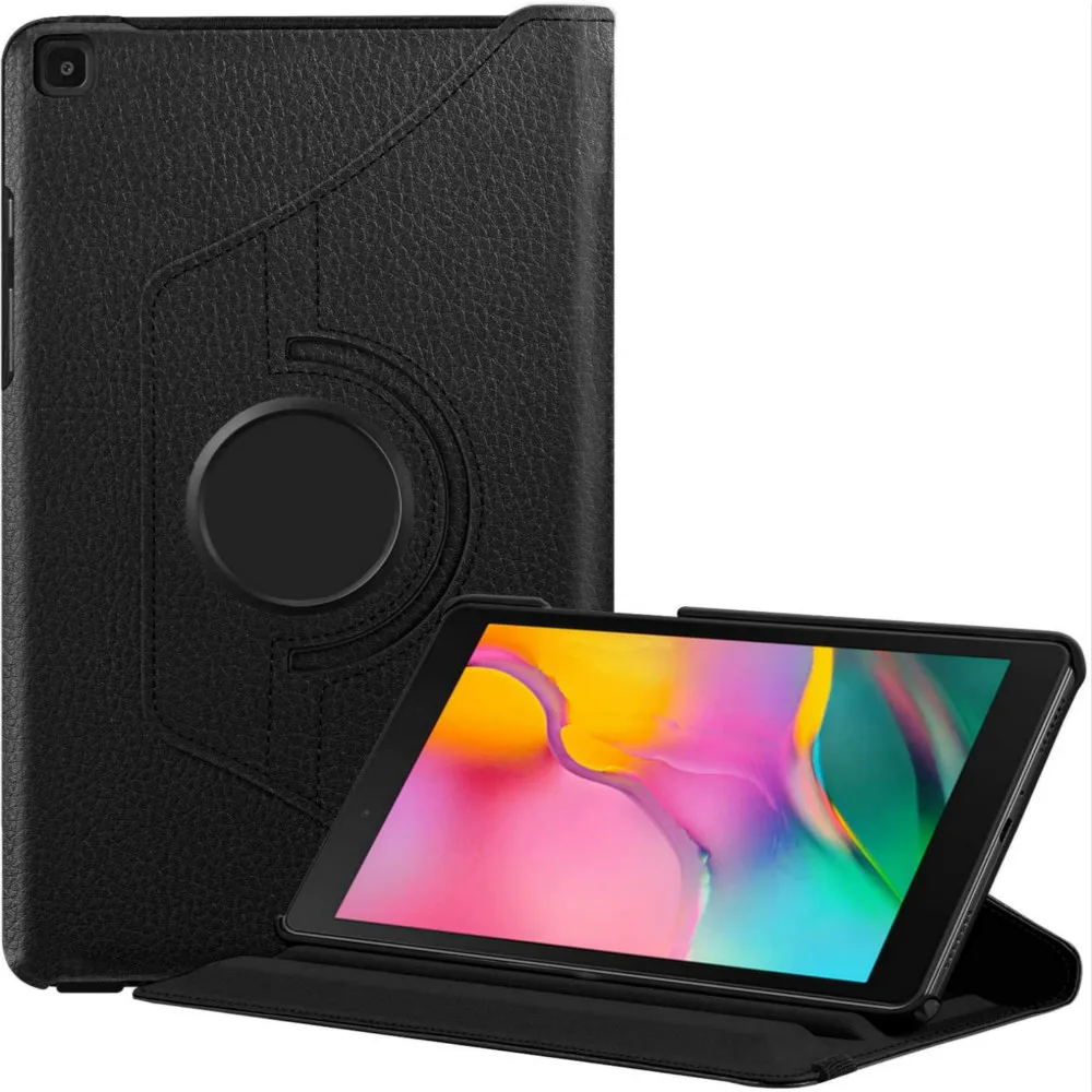 360 Вращающийся SM T290 T295 Обложка книги чехол Смарт кожаный для Samsung Galaxy Tab A 8 0 2019 с