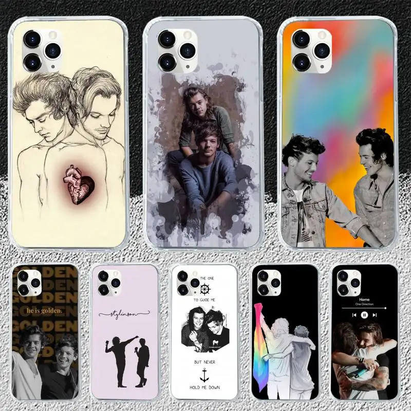 

1D Larry Stylinson Phone Case for iphone 12 13 Mini SE 2020 5 5S 6 6S Plus 7 8 Plus X XR XS 11 Pro Max Fundas Coque cover