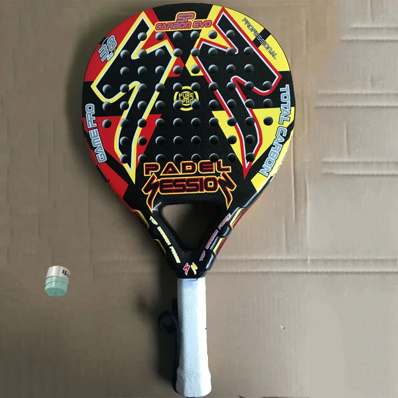 

Professional Carbon Paddle Racket Soft EVA Face Tennis Racket With Padel Racket Bag For Men Women Training Accessories