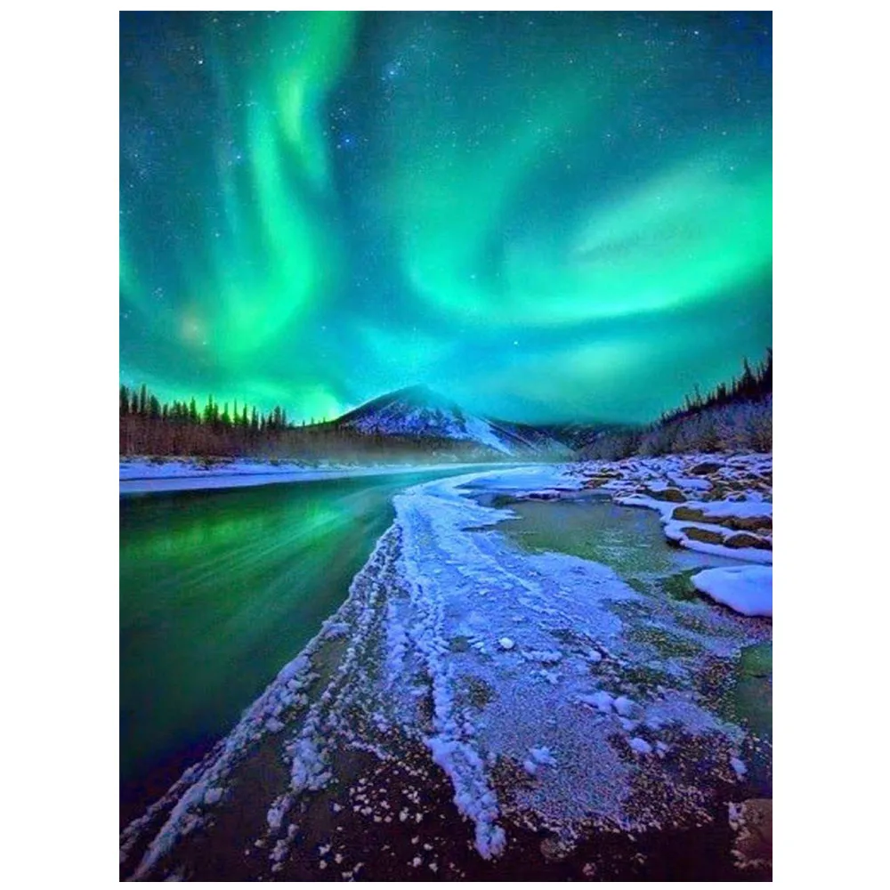 5D алмазная живопись Полный алмаз Новая красивая мозаика aurora вышивка украшение
