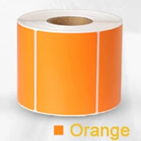 70x50mm orange 960 шт/рулон 70x50 мм цветная наклейка пустая прямая термоэтикетка Бумага Цена этикетки канцелярские наклейки s бизнес поставки - Цвет: 70x50mm orange