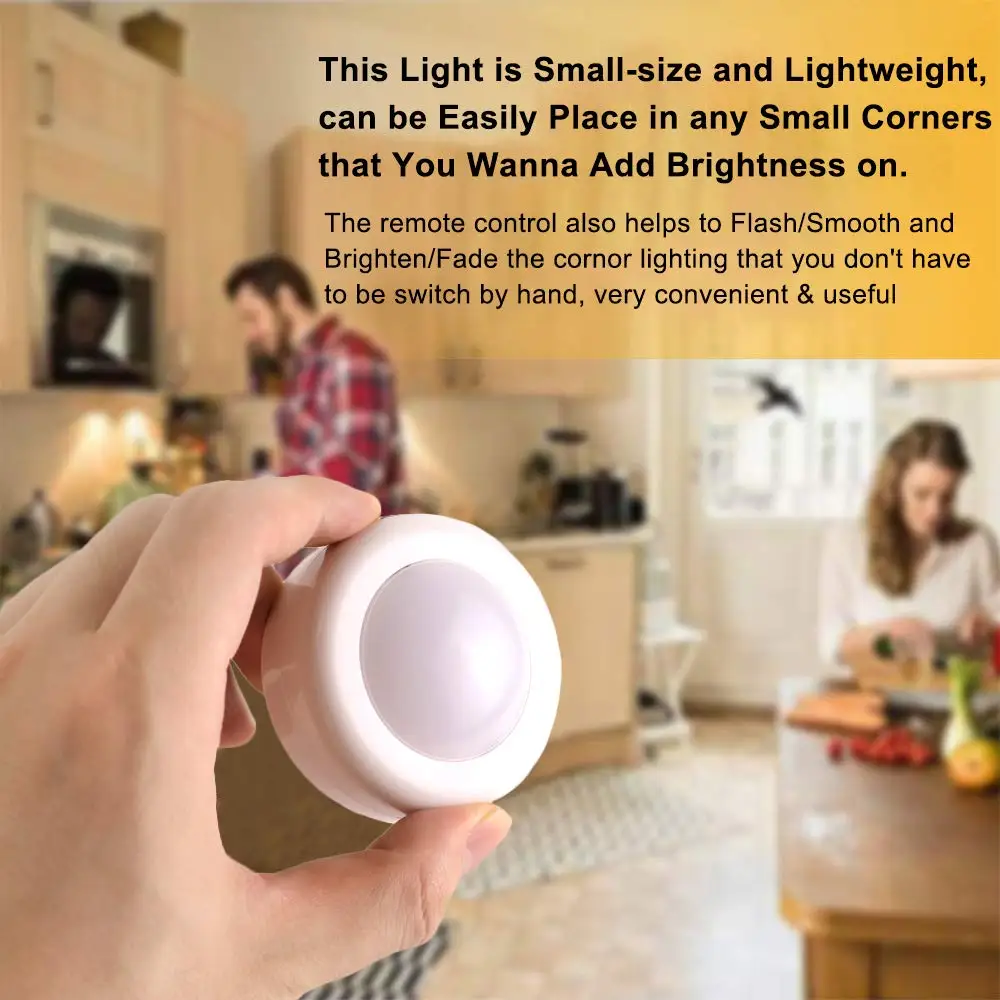 Новый Беспроводной Светодиодный точечный светильник s Touch Сенсор RGB светодиодный