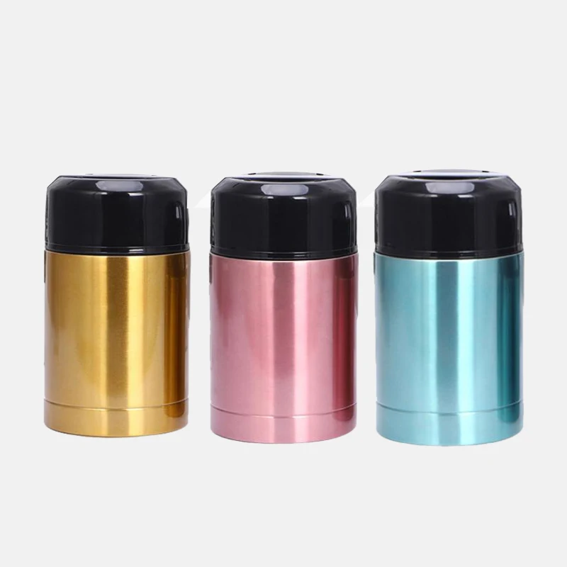 800 мл 1000 Нержавеющая сталь вакуумный Коробки для обедов Еда контейнер суп термос