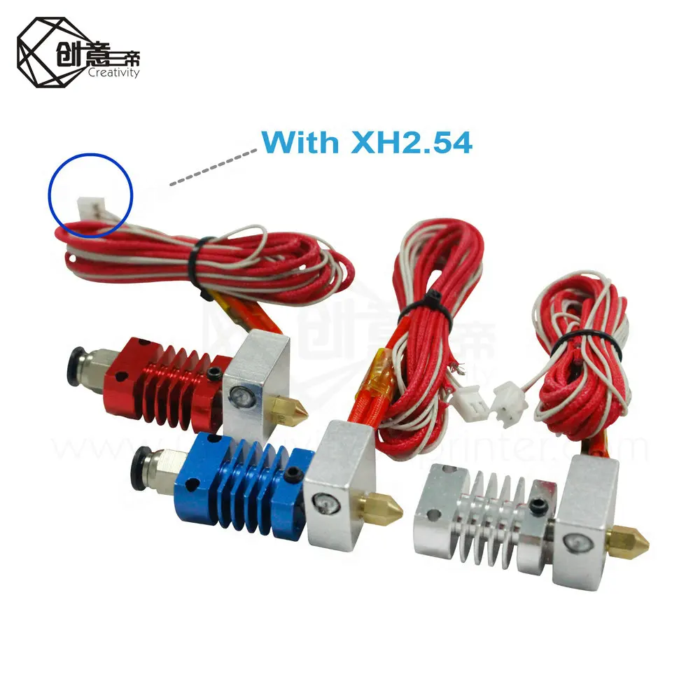 Аксессуары для экструдера 3D принтера комплект J head Hotend CR8/CR10 1 75 мм 12 В Bowden 0 4