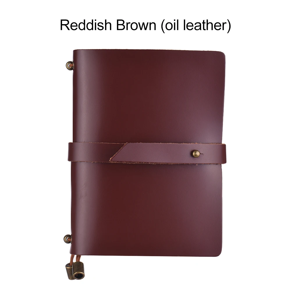 Портативный дневник для путешествий кожаный блокнот записей многоразовый