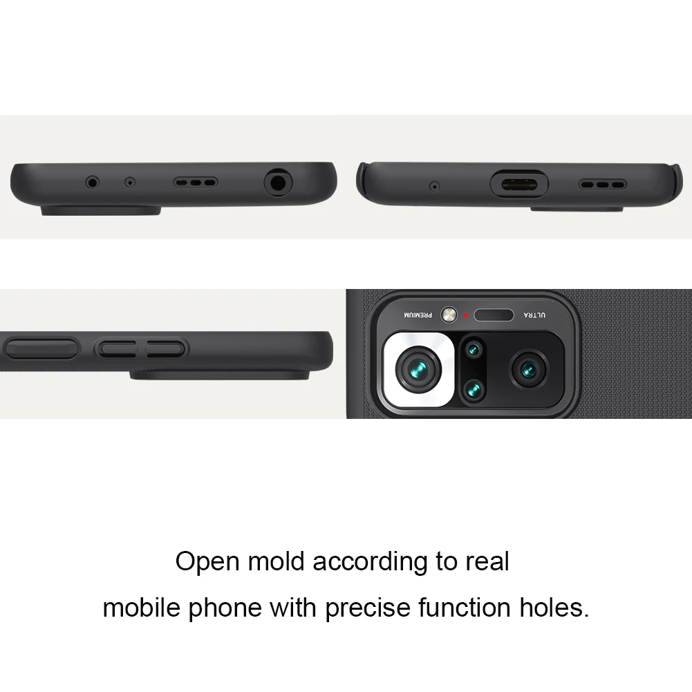 Чехол для xiaomi redmi note 10 pro NILLKIN суперматовый чехол-накладка чехол с бесплатным