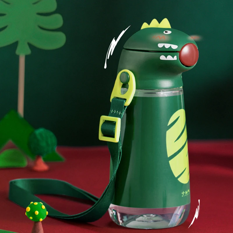 Детская Спортивная бутылка с соломинкой 450 мл без БФА| |