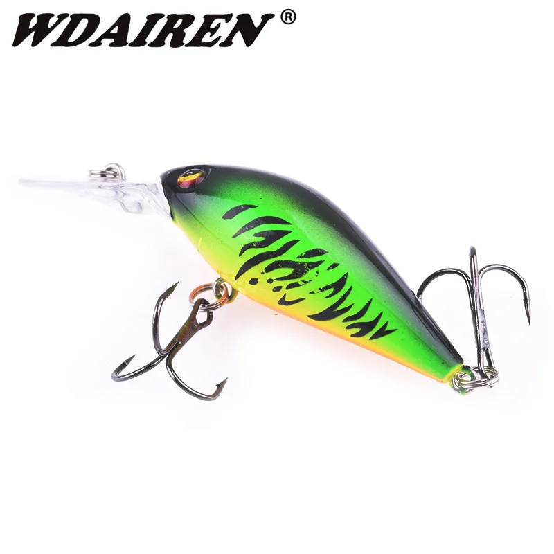 

1PCS Crank Minnow Fishing Lure Floating Hard Bait 8.5cm 8.5g Artificial Swimbait With Treble Hook Bass Carp Wobblers Tackle