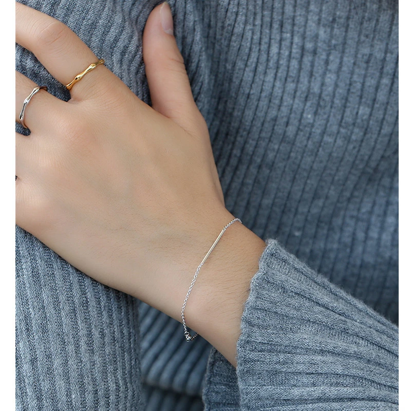 

TOSAKO New Bracelet Adjustable Gold Color Chain for Women Geometric Anniversary