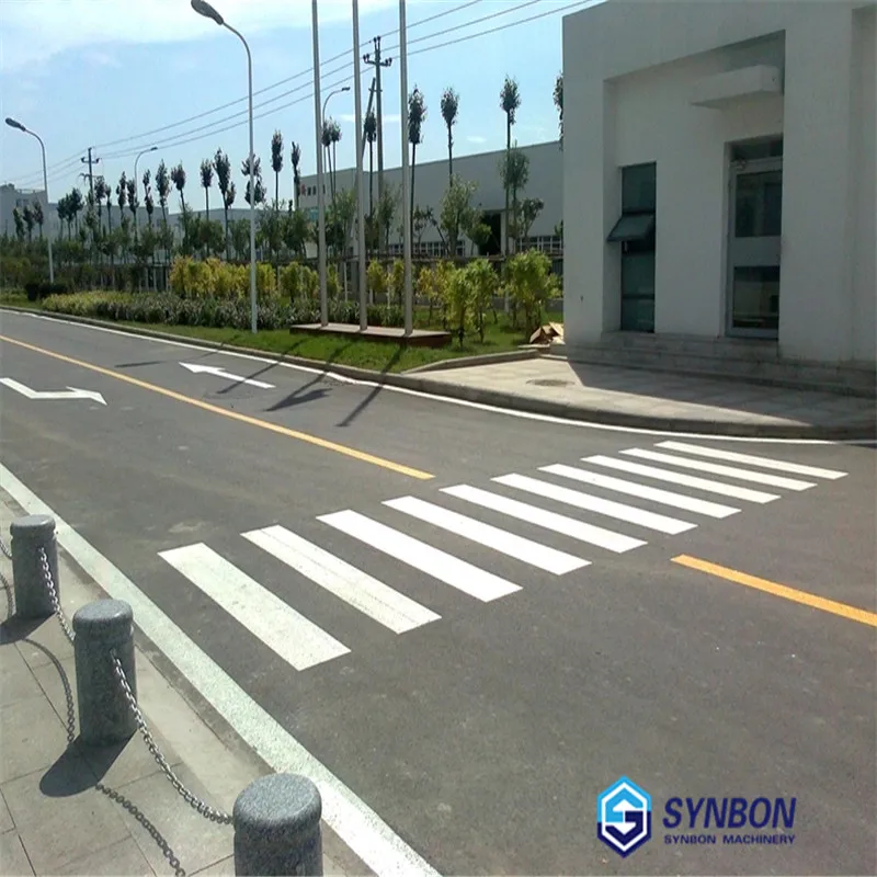 

SYNBON Hand-push hot melt scribing machine integrated shock Paint Spraying Machine deceleration belt marking machine