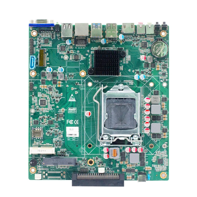 Материнские платы LGA1151 H110 chip ops 6 * USB 16GB ddr4 Промышленная материнская плата DC12-19V mini pc