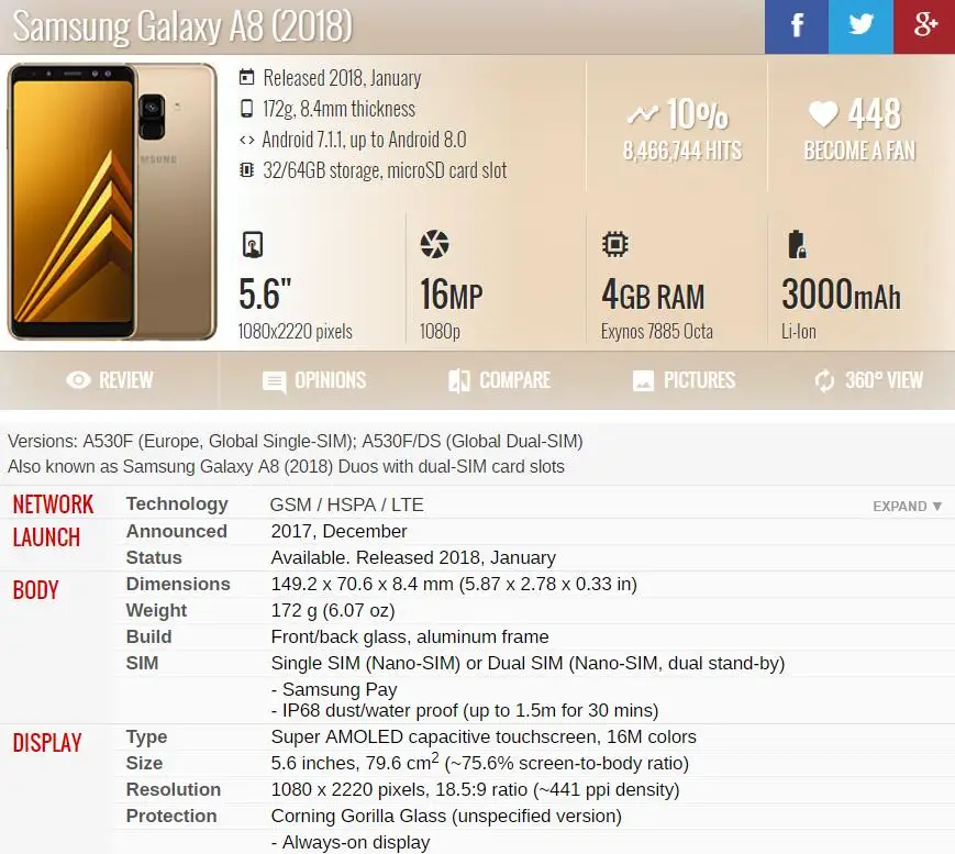 1 шт. Оригинальный ЖК-дисплей Экран для Samsung Galaxy A8 2018 A530 A530F Дисплей сенсорный экран