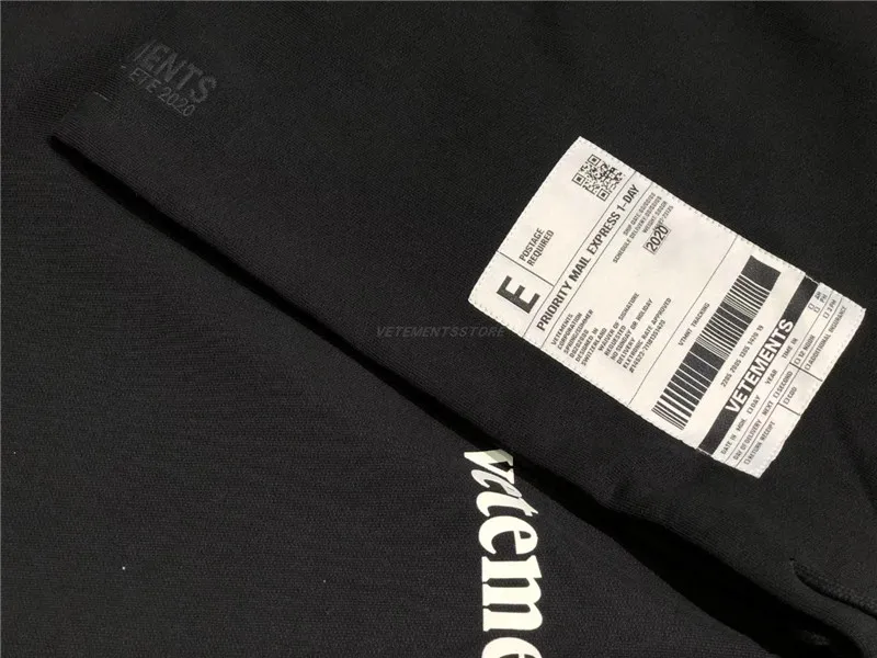 

fabric Vetements Heavy Hoodie Hooded Men Women Best Quality Sweatshirt Embroidery Vetements Hoody Pullover