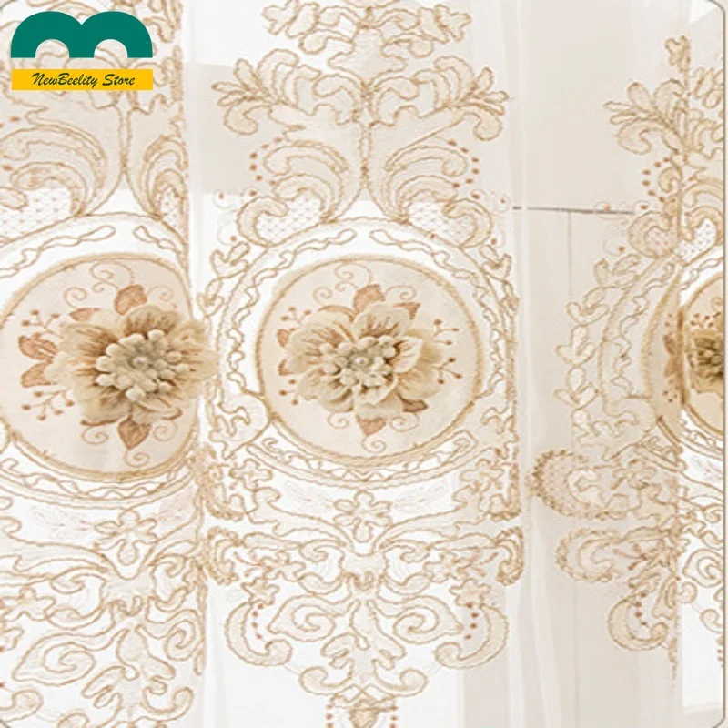 Роликовые шторы в европейском стиле для гостиной затвор Водорастворимая Вышивка