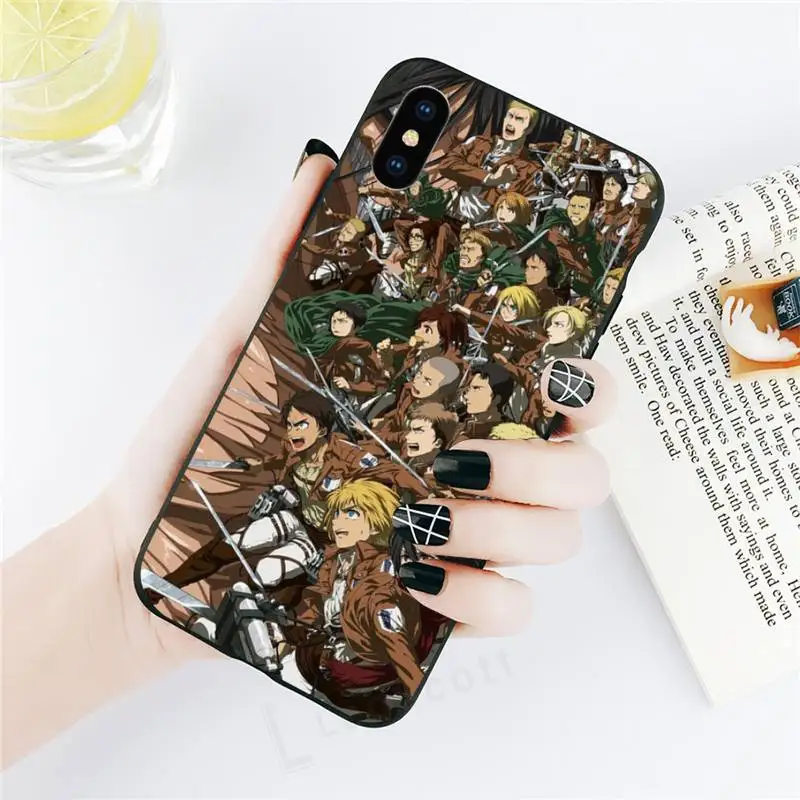 

Anime Japanese attack on Titan Phone Case for iPhone 11 12 mini pro XS MAX 8 7 6 6S Plus X 5S SE 2020 XR
