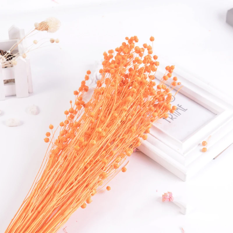 

1 Bunch Mermaid Flower Dried Rich Acacia Bean Artificial Flower Handmade Marriage Wreath Craft For Home Wedding Christmas Decor