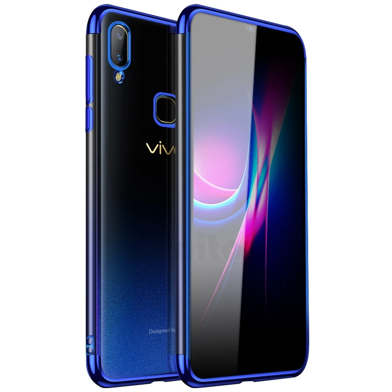 Роскошный чехол UPaitou для VIVO Z5X Z1 Z1i Z3 Z3i V11 V11i V15 Pro Y17 Y15 Y12 мягкое Силиконовое ясное