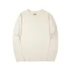 Мужская зимняя хлопковая футболка с длинным рукавом и круглым вырезом