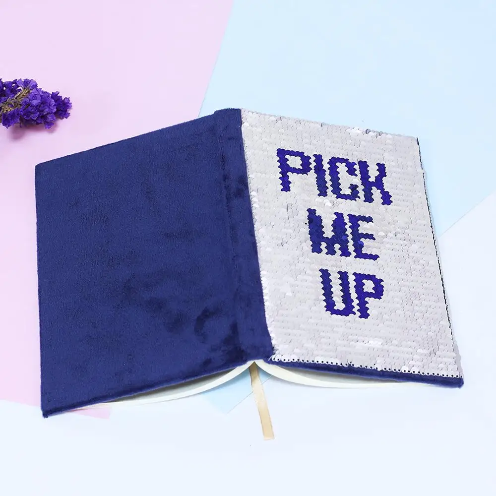 Блестки дневник блокнот А5 канцелярские принадлежности DIY s ежедневный Memos блеск |